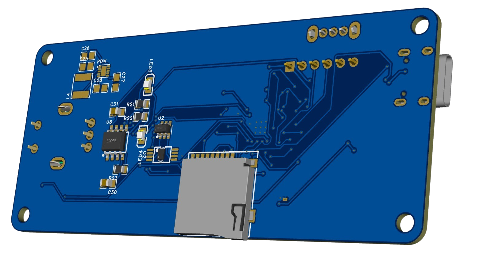 Pixxivo PCB render
