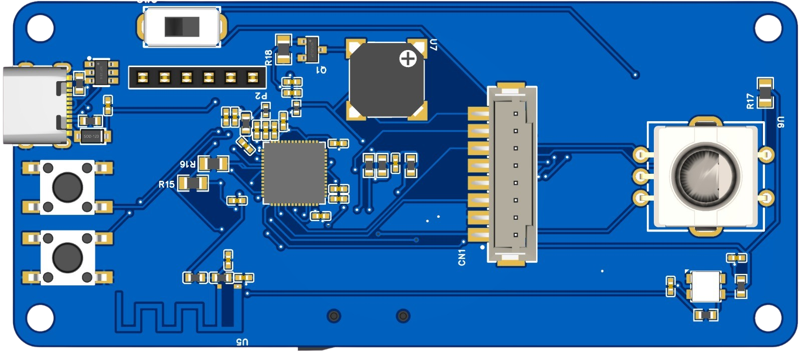 Pixxivo PCB render